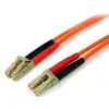 Image de Cable de fibra óptica StarTech 50FIBLCLC10 LC-LC multimodo OM2 10 m LSZH naranja