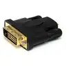 Image de Adaptateur HDMI DVI-D Startech HDMIDVIFM Double Liaison Or Noir
