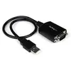 Image de Startech Cable Adaptador USB a Serie RS232 DB9 30cm con Retención del Puerto de Asignación COM