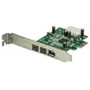 Image de Carte Réseau Startech PEX1394B3 PCI Express 0,8 Gbit/s 2x FW800 1x FW400 TI