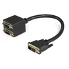 Image de Cable Diviseur DVI-D StarTech.com 2 Ports 30 cm Noir