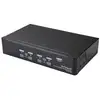 Image de StarTech.com Switch KVM DisplayPort à 4 Ports - 4K60Hz - Écran Unique - Switch KVM USB UHD DP 1.2 à 2 Ports avec Hub USB 3.0 Intégré et Audio - Dell HP Apple Lenovo - Conforme TAA