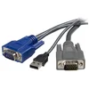 Image de Cable KVM USB 2 en 1 Ultra Delgado StarTech 1,8 m VGA et USB