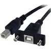 Image de Câble USB B H3C 0.3m Montage sur Panneau Femelle vers Mâle Noir