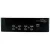 Image de StarTech.com Commutateur KVM USB et double écran DVI / VGA à 4 ports avec audio et hub USB 2.0