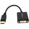 Image de Adaptateur vidéo Startech DP2DVI2 DisplayPort vers DVI-I 0,15 m noir