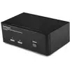 Image de StarTech.com Commutateur KVM 2 Ports DisplayPort, USB et Audio - Switch KVM - 2560x1600
