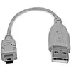 Image de Cable USB 2.0 StarTech 15 cm Mini-USB B Macho a USB A Macho Gris