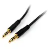Image de Câble audio StarTech MU10MMS 3 m jack 3,5 mm stéréo noir fin