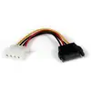 Image de Câble d'alimentation interne Startech LP4SATAFM6IN 15 cm Molex vers SATA