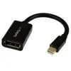 Image de Câble DisplayPort Startech MDP2DPMF6IN Adaptateur Mini DP 4K 0,15 m Noir