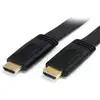 Image de Câble HDMI Plat StarTech HDMM5MFL 5m Ultra HD 4K avec Ethernet Noir