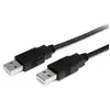 Image de Câble USB Startech USB2AA1M 1 m USB 2.0 A mâle/mâle Noir