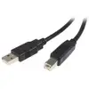 Image de Cable USB StarTech.com USB2HAB2M-A Impression 2m USB 2.0 A vers B Mâle/Mâle Noir