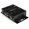 Image de StarTech.com Hub adaptateur industriel USB vers série 2 ports à fixation murale avec clips de rail DIN