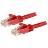 Image de Cable réseau StarTech Cat6 UTP 15 m Rouge Gigabit Ethernet PoE