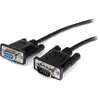 Image de Câble série Startech MXT1003MBK 3m DB9 Mâle/Femelle Extension RS232 Noir