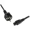 Image de Startech Câble d'Alimentation pour Ordinateur Portable Schuko CEE7 vers IEC320 C5 Trèfle 2m