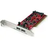 Image de StarTech.com Carte PCI vers 2 ports USB 3.0 SuperSpeed - Alimentation SATA