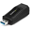 Image de Adaptateur réseau StarTech USB 3.0 à 1 port Gigabit Ethernet RJ45 Noir