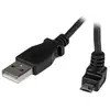 Image de Cable USB à Micro USB 1 m StarTech.com Acodé Angle Haut Noir