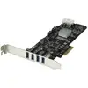 Image de Startech Adaptador Tarjeta PCIe a USB 3.0 4 Puertos