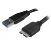 Image de Cable USB-C vers Mini USB-B StarTech 2m Male-Male USB 2.0 Noir Flexible