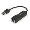 Image de Tarjeta de Red StarTech USB2100 USB 2.0 Fast Ethernet 10/100 Mbps Dongle Noir
