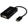 Image de Adaptateur DisplayPort à HDMI VGA DVI StarTech DP2VGDVHD 0,15 m Noir