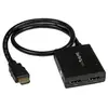 Image de StarTech.com Splitter vidéo HDMI 4K à 2 ports - Répartiteur HDMI 1 x 2 alimenté par USB ou adaptateur d'alimentation