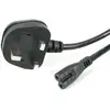 Image de Bloc d'alimentation StarTech.com 250 V BS1363 IEC 320 C7 avec câble de 1 m, portable, haute compatibilité