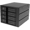 Image de StarTech.com Rack amovible / Backplane sans tiroir pour 4x HDD SAS II/SATA III 6Gb/s de 3,5" avec échange à chaud - Aluminium