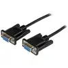Image de Cable série Startech SCNM9FF2MBK DB9 null modem 2 m noir femelle-femelle