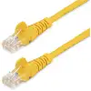 Image de Cable réseau StarTech Cat5e 3m jaune RJ45 sans accroc