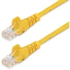 Image de Cable de red StarTech 2m Cat5e RJ45 Snagless UTP amarillo alto rendimiento