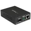 Image de StarTech Conversor de Medios Ethernet Gigabit a Fibra con SFP abierto