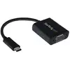 Image de StarTech.com Adaptateur vidéo USB-C vers VGA - M/F - 1920x1200 / 1080p - Noir
