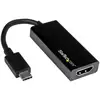 Image de StarTech.com Adaptateur vidéo USB-C vers HDMI - M/F - Ultra HD 4K - Noir