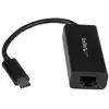 Image de StarTech.com Adaptateur USB C vers Gigabit Ethernet - Noir - Adaptateur Réseau LAN USB 3.0 vers RJ45 - USB Type C vers Ethernet