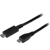 Image de Cable USB-C StarTech 50cm Acodado USB 3.2 Gen 2 10Gbps 100W DisplayPort 4K Negro
