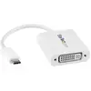 Image de Adaptateur graphique USB-C vers DVI StarTech.com Blanc