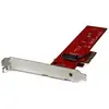 Image de StarTech.com Adaptateur SSD PCIe M2 - x4 PCIe 3.0 NVMe / AHCI / NGFF / M-Key - Low Profile et Full Profile - Adaptateur SSD PCI Express M.2