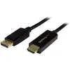 Image de StarTech.com Câble DisplayPort vers HDMI 3m - 4K 30Hz - Adaptateur DP vers HDMI - Convertisseur pour Moniteur DP 1.2 à HDMI - Connecteur DP à Verrouillage - Cordon passif DP vers HDMI