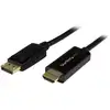 Image de StarTech.com Câble DisplayPort vers HDMI 5m - 4K 30Hz - Adaptateur DP vers HDMI - Convertisseur pour Moniteur DP 1.2 à HDMI - Connecteur DP à Verrouillage - Cordon passif DP vers HDMI