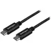 Image de StarTech Cable USB-C Macho a Macho 0.5m Negro