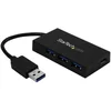 Image de StarTech.com Hub USB 3.0 4 Ports - Hub USB Type-A avec 1x USB-C et 3x USB-A SuperSpeed - Alimentation par Bus USB - Hub Adaptateur USB 3.2 Gen 1 (5Gbps) - Hub USB Portable