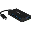Image de Hub USB-C StarTech 4 Puertos USB 3.2 Gen 1 5Gbps Negra Alimentación 20W