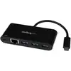 Image de StarTech.com Hub USB 3.0 3 Ports avec Gigabit Ethernet et Alimentation Passthrough 60W - USB-C vers 3 x USB-A (USB 3.0 SuperSpeed 5Gbps) - Hub Adaptateur USB 3.2 Gen 1 Type-C