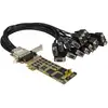 Image de StarTech.com Carte Série PCI Express - 16 Ports DB9 RS232 - Low + Full Profile - Adaptateur Série Multiport - Carte Série PCIe