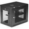 Image de Armoire rack murale StarTech.com RK9WALM 9U 2 montants avec étagère 1U acier 90 kg noir